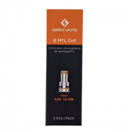Pack de 5 resistance B MTL 0,6ohm GeekVape