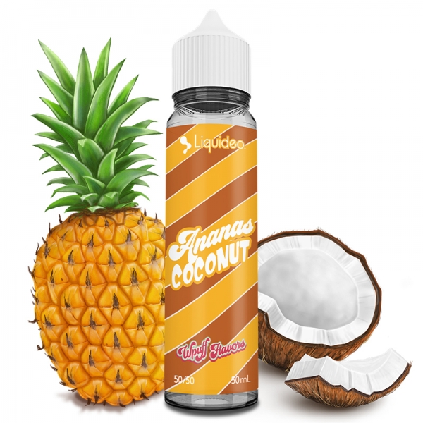 Ananas Coconut ZHC Mix Series Wpuff Flavors Liquideo 50ml 00mg