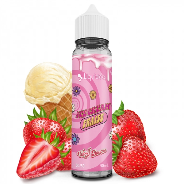 Ice Cream Fraise ZHC Mix Series Wpuff Flavors Liquideo 50ml 00mg