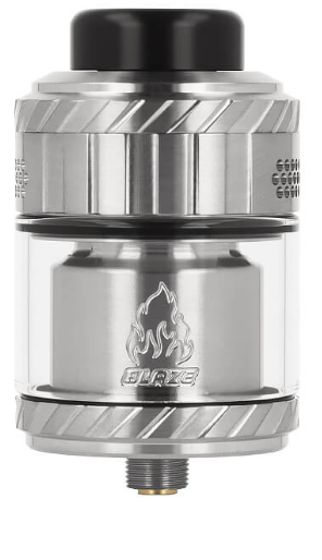 Blaze Pro Max RTA 5.5/8.5ml 28mm - Thunder Cloud x Mike Vapes - Couleur : Silver