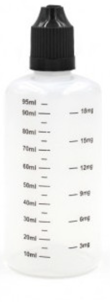 Bouteille graduée PE 100ml