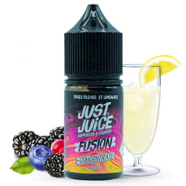 Baies Bleues Limonade Concentre Fusion Just Juice 30ml