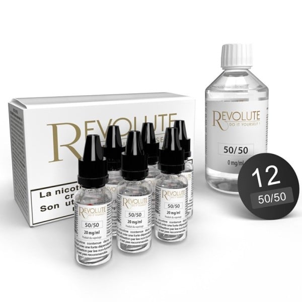 Pack DIY 115ml 50/50 12mg Revolute