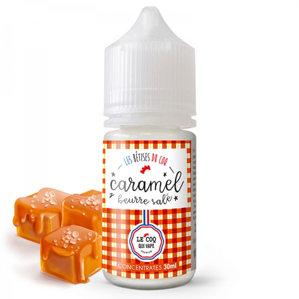Caramel Beurre Sale Concentre Le Coq Qui Vape Premium 30ml