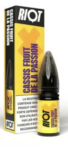Cassis Fruit de la passion 10ml 10mg - Riot X