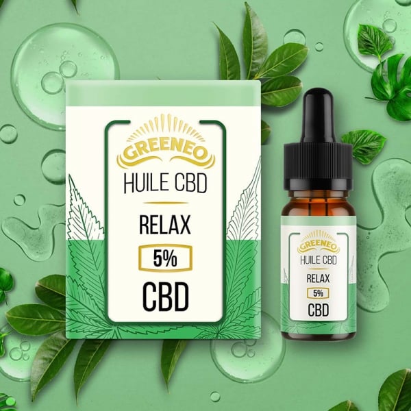 Relax Huile CBD Greeneo 10ml 30%