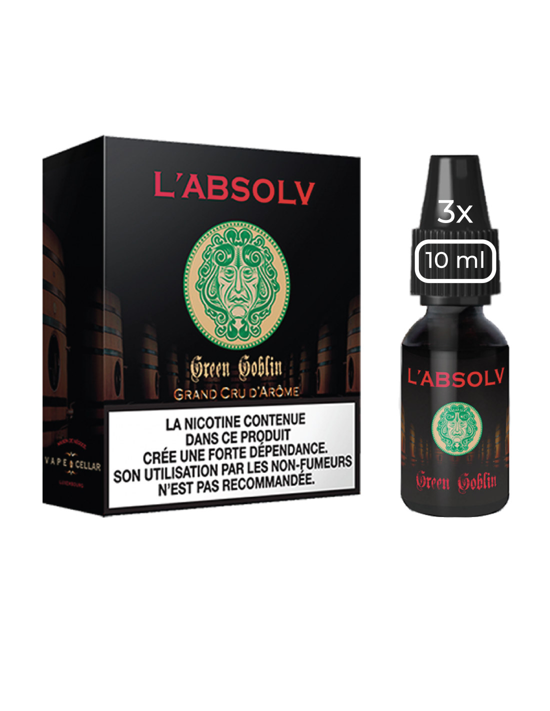 Green Goblin L Absolv Vape Cellar 3X10ml 03mg