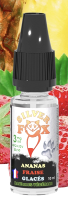 Ananas Fraise 10ml 16mg - Silver Fox